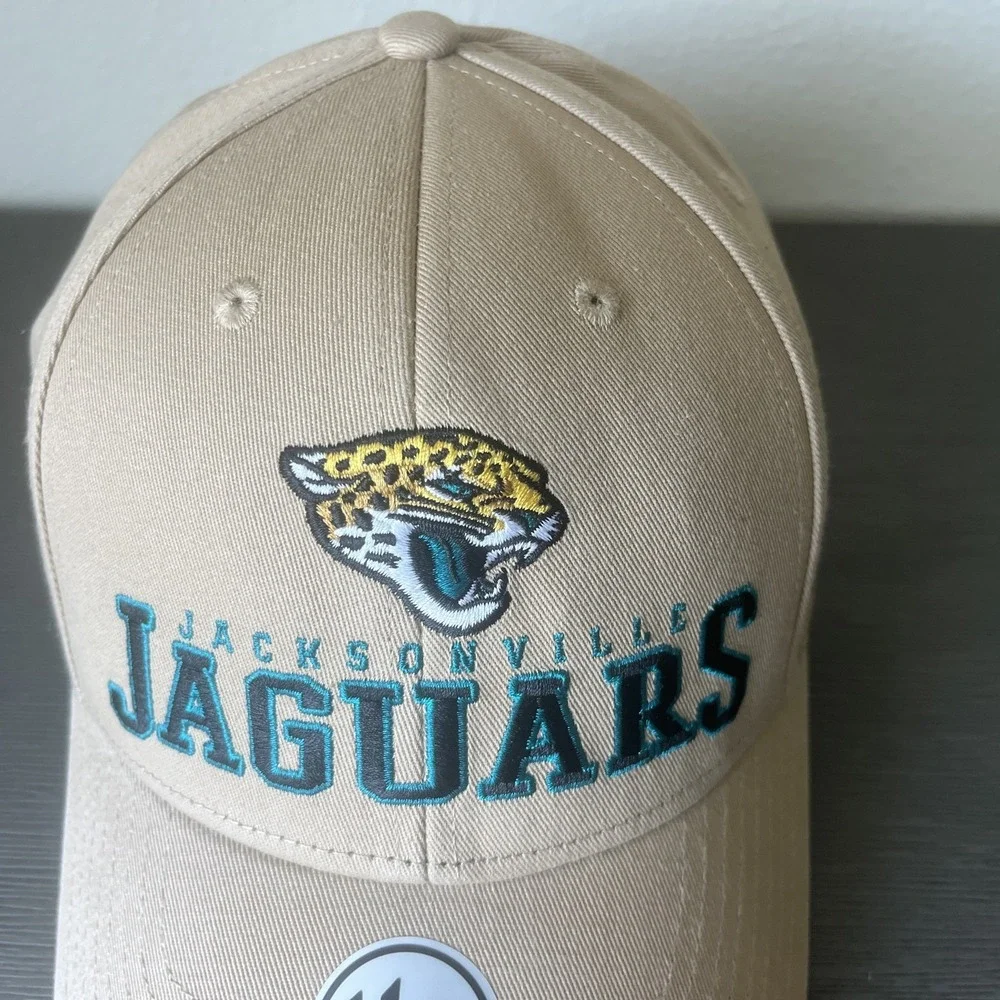 Jacksonville Jaguars 47 Brand MVP Strapback Khaki NWT